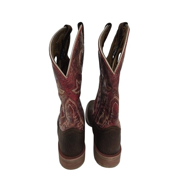 Laredo Men's 7977 Kosar Leather Square Toe Cowboy Western Boot Brown Size 9D - Picture 3 of 7